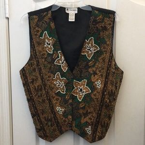 FINAL MARKDOWN Ladies’ Ana Mori Festive Beaded Vest (OSFM)